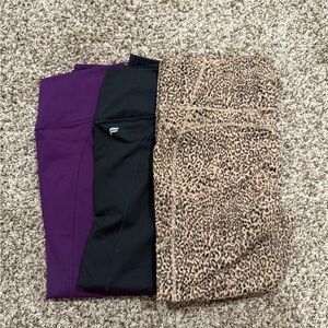 3 Pairs or Fabletics Leggings Size 2X